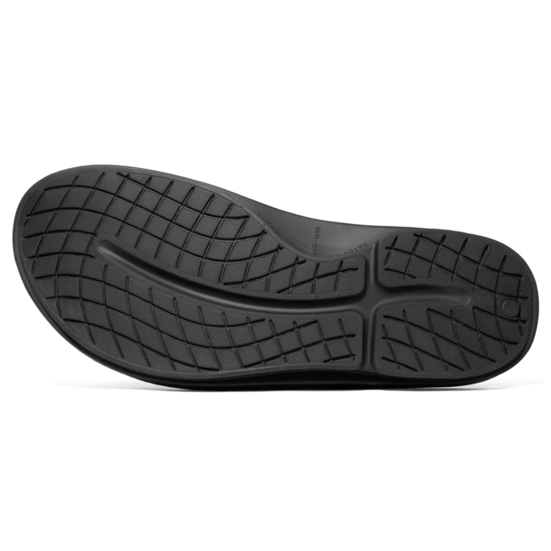 Oofos Ooahh Sandals in Black-1